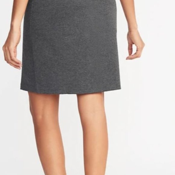 Old Navy grey ponte officewear pencil skirt - Picture 2 of 2